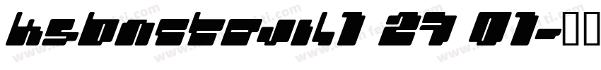 KSBNCTEJIL1 27 01字体转换